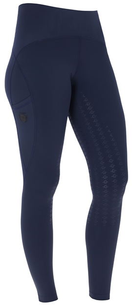 Covalliero SS24 Ladies Fuld Grip Ridetights - Navy